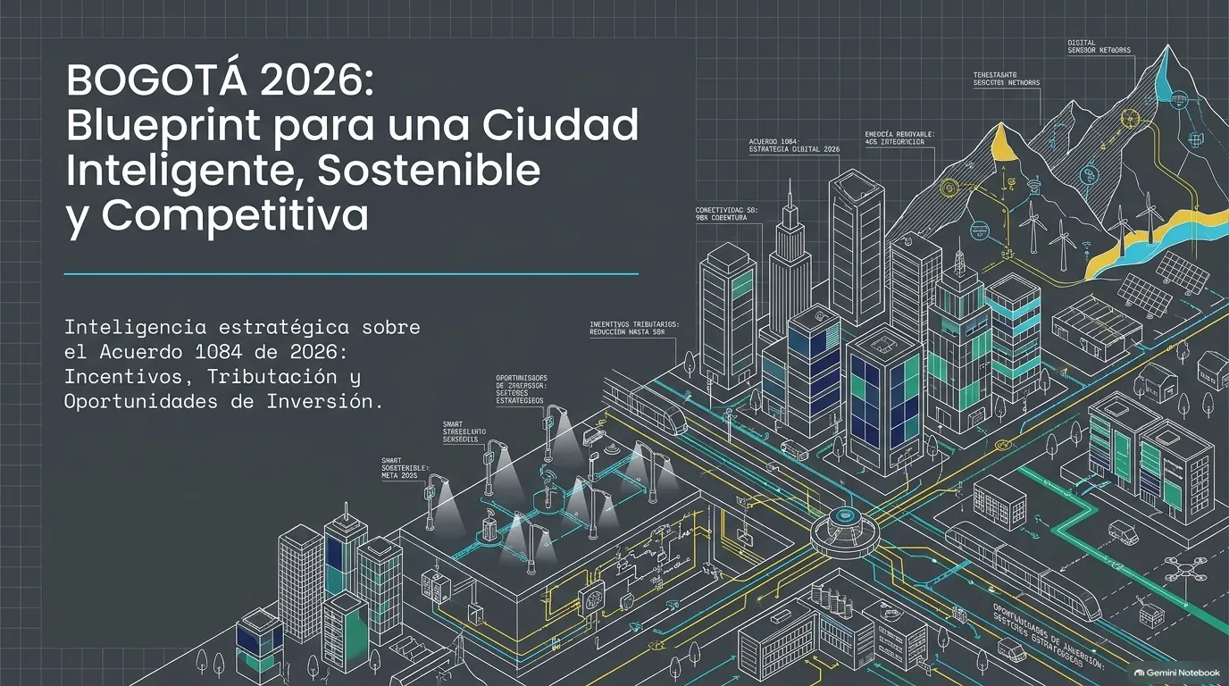 Bogotá 2026: Blueprint para una ciudad inteligente, sostenible y competitiva